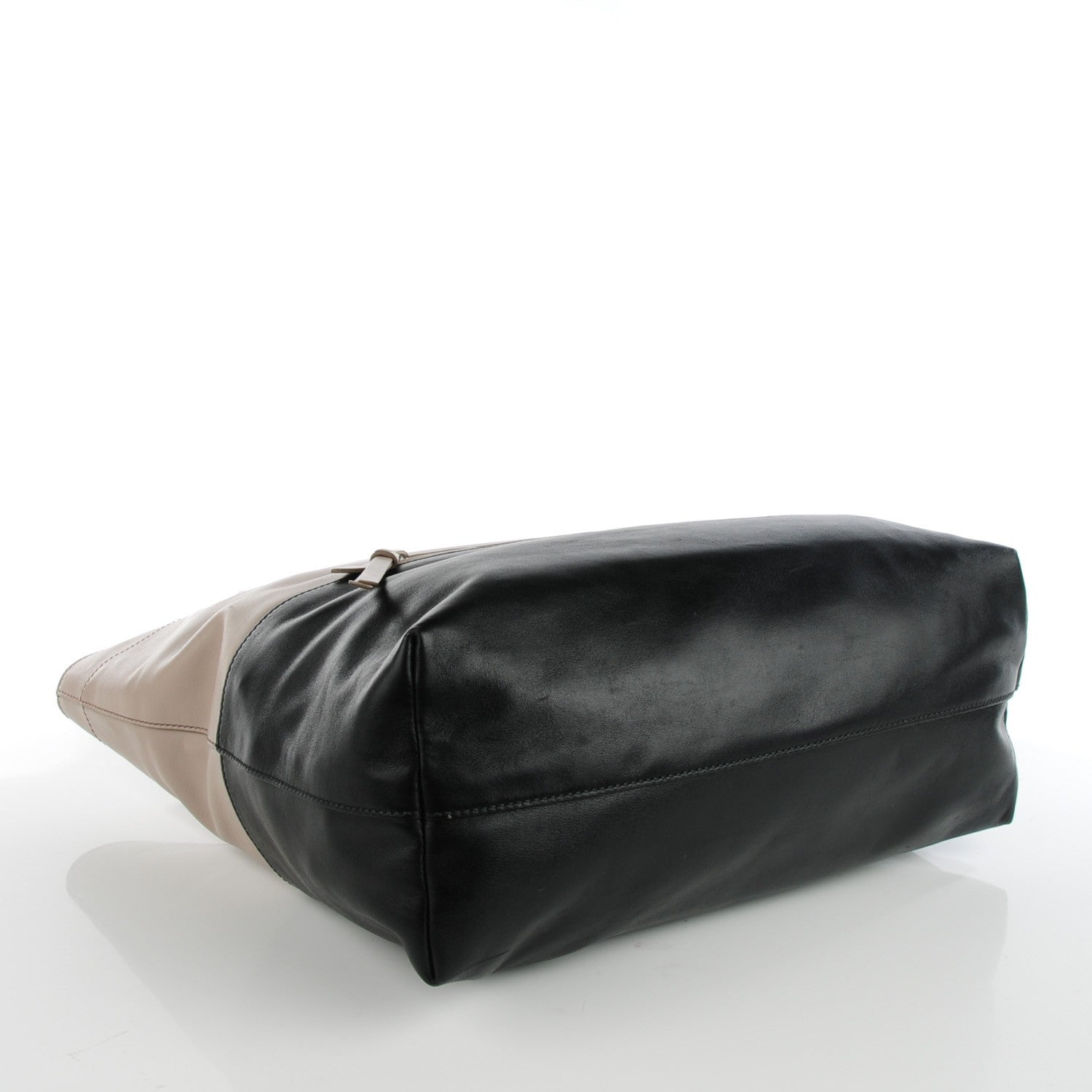 Miu Miu Vitello Soft Calf Shopping Tote Allumino Nero Black 4 of 9