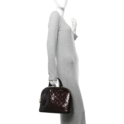 Louis Vuitton Vernis Alma MM Amarante 2 of 11