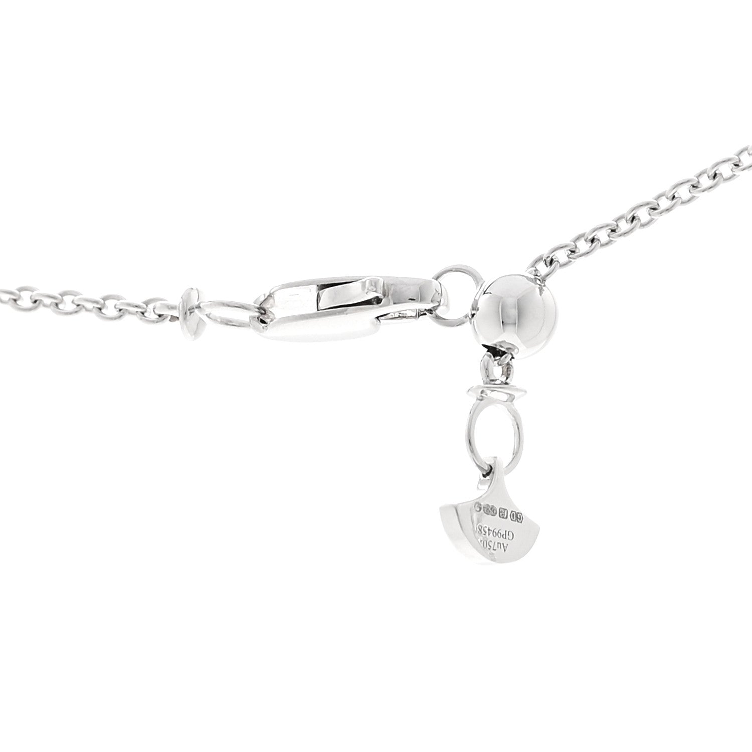 Graff 18K White Gold Diamond Small Butterfly Pendant Pave Necklace 4 of 5