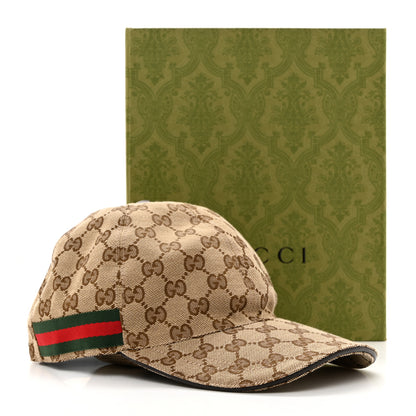 Gucci Monogram Web Baseball Hat S Beige Cocoa 10 of 10