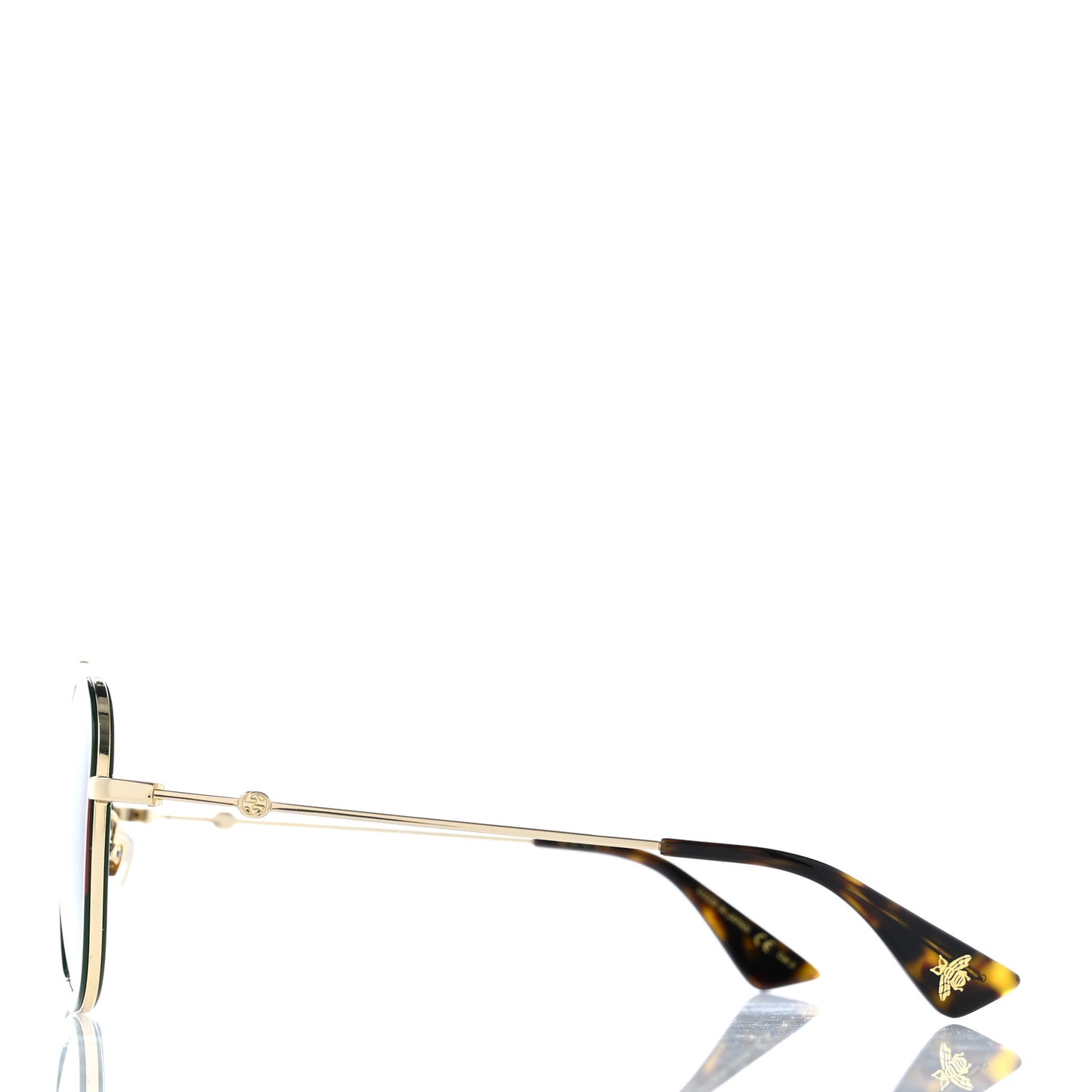Web Aviator Sunglasses GG0062S Green Red