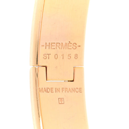 Hermes Enamel Narrow Clic Clac H Bracelet PM Black 5 of 8