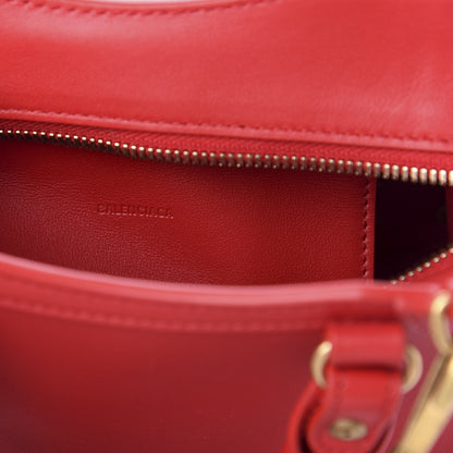Balenciaga Smooth Calfskin Neo Classic Brass Hardware Mini City Red 8 of 9