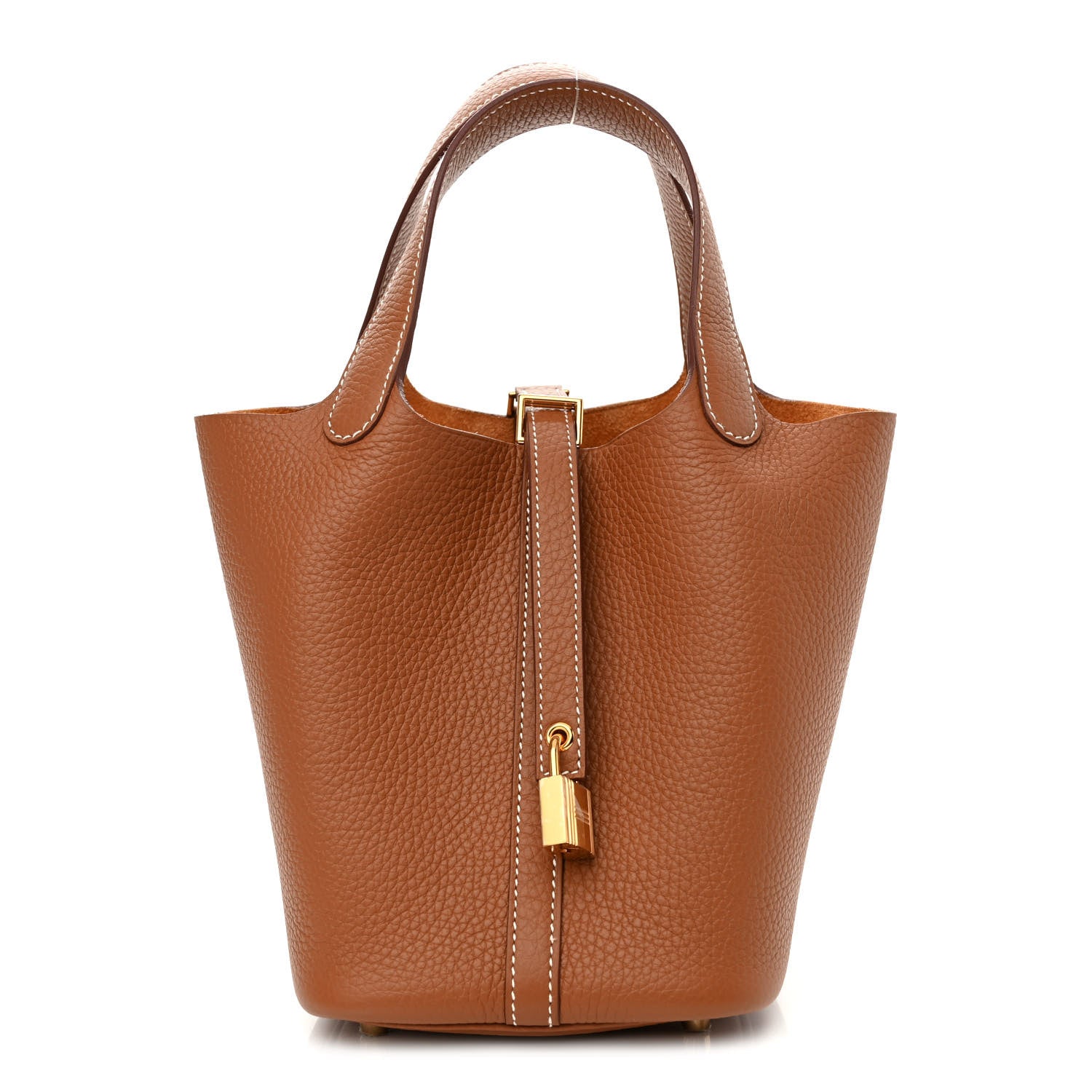 Hermes Taurillon Clemence Picotin Lock 18 PM Gold 1 of 11
