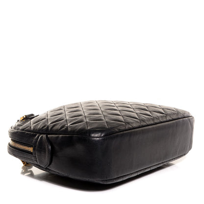 Chanel Lambskin Quilted Camera Case Black 4 of 10
