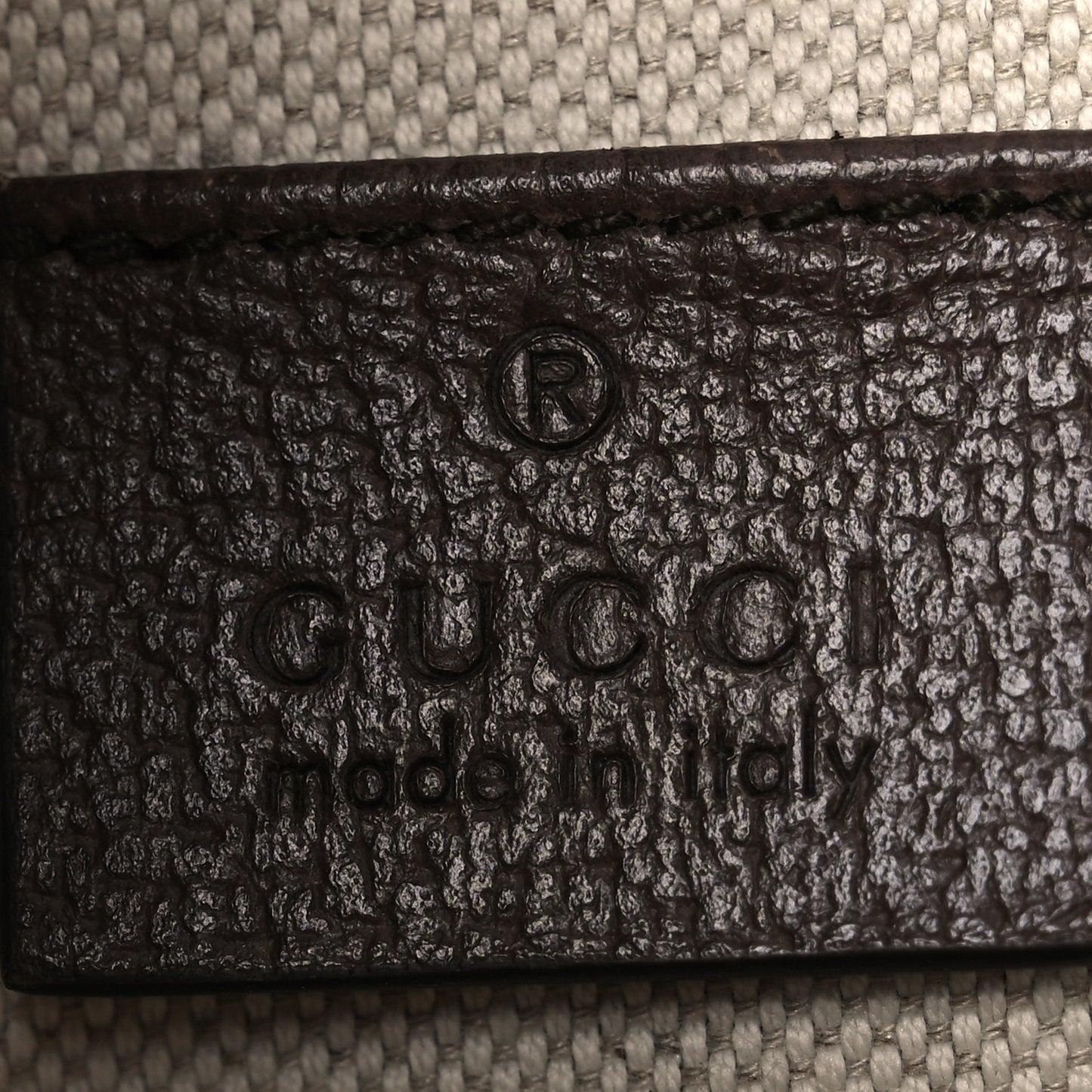 GG Supreme Monogram Neo Vintage Web Belt Bag Brown