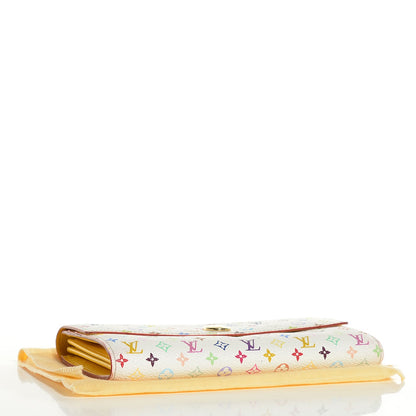 Louis Vuitton Monogram Multicolor Sarah Wallet White Citron 4 of 8
