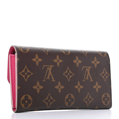 Louis Vuitton Monogram Bloom Flower Emilie Wallet 3 of 6