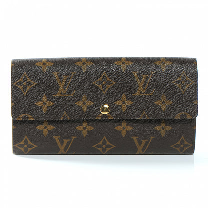 Louis Vuitton Monogram Leopard Sarah Wallet Blanc Corail 1 of 7