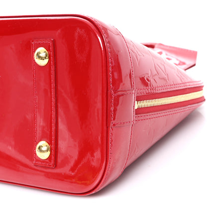 Louis Vuitton Vernis Alma PM Cherry 9 of 10