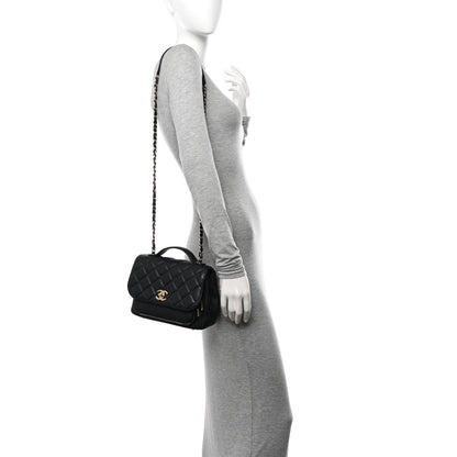 Chanel Caviar Quilted Small Business Affinity Flap Black 2 of 14