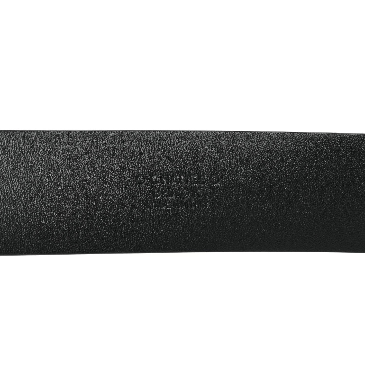 Chanel Calfskin Pearl Crystal CC Chain Belt 90 36 Black 3 of 7