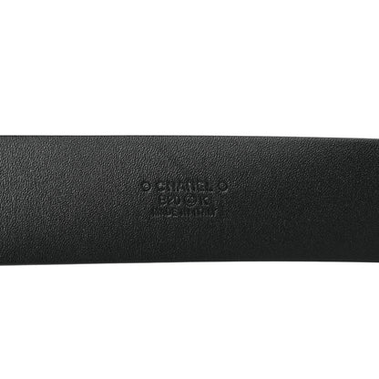 Chanel Calfskin Pearl Crystal CC Chain Belt 90 36 Black 3 of 7