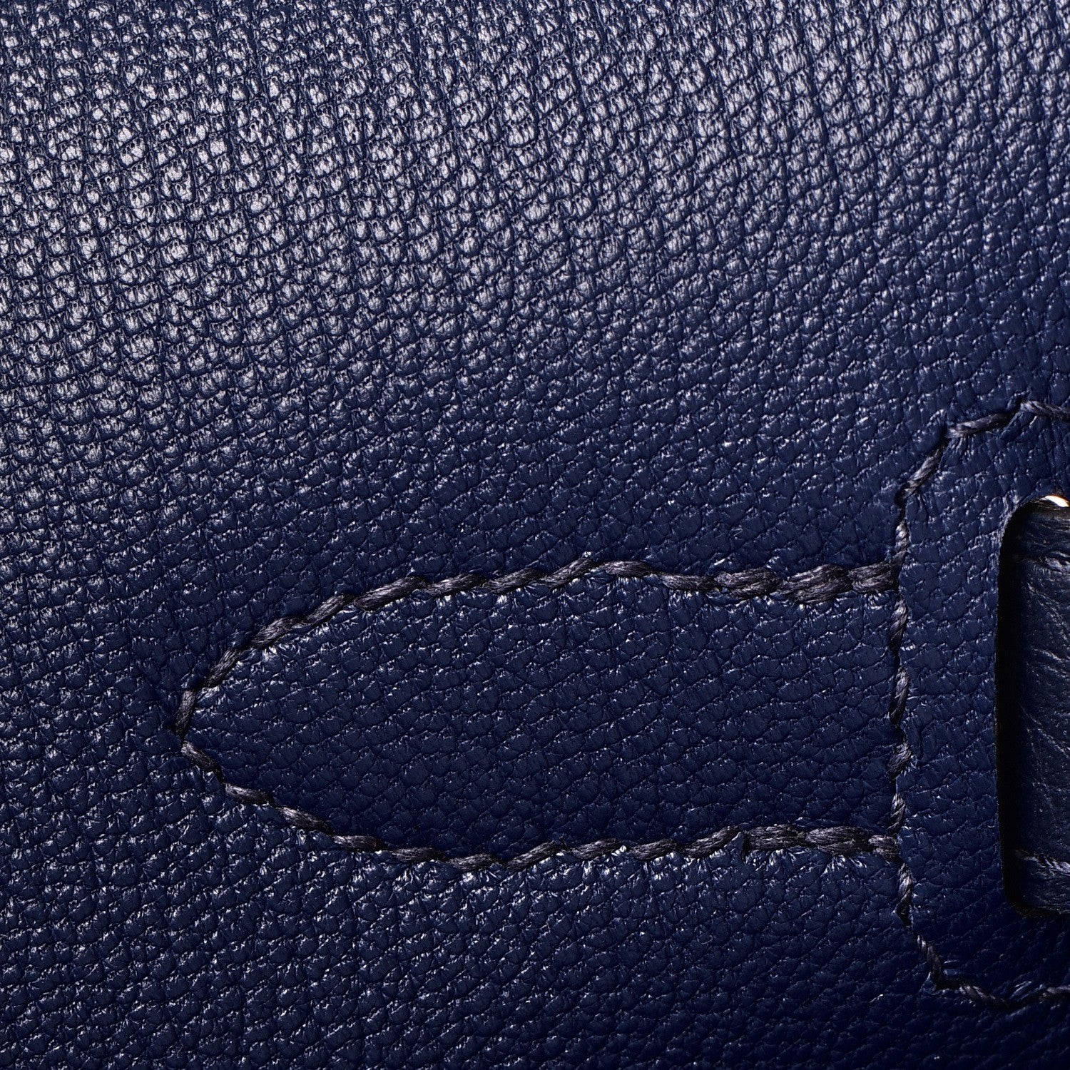 Hermes Taurillon Clemence Birkin 35 Bleu Saphir 16 of 38