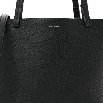 The Row Grained Calfskin Small Park Tote Black 8 of 11