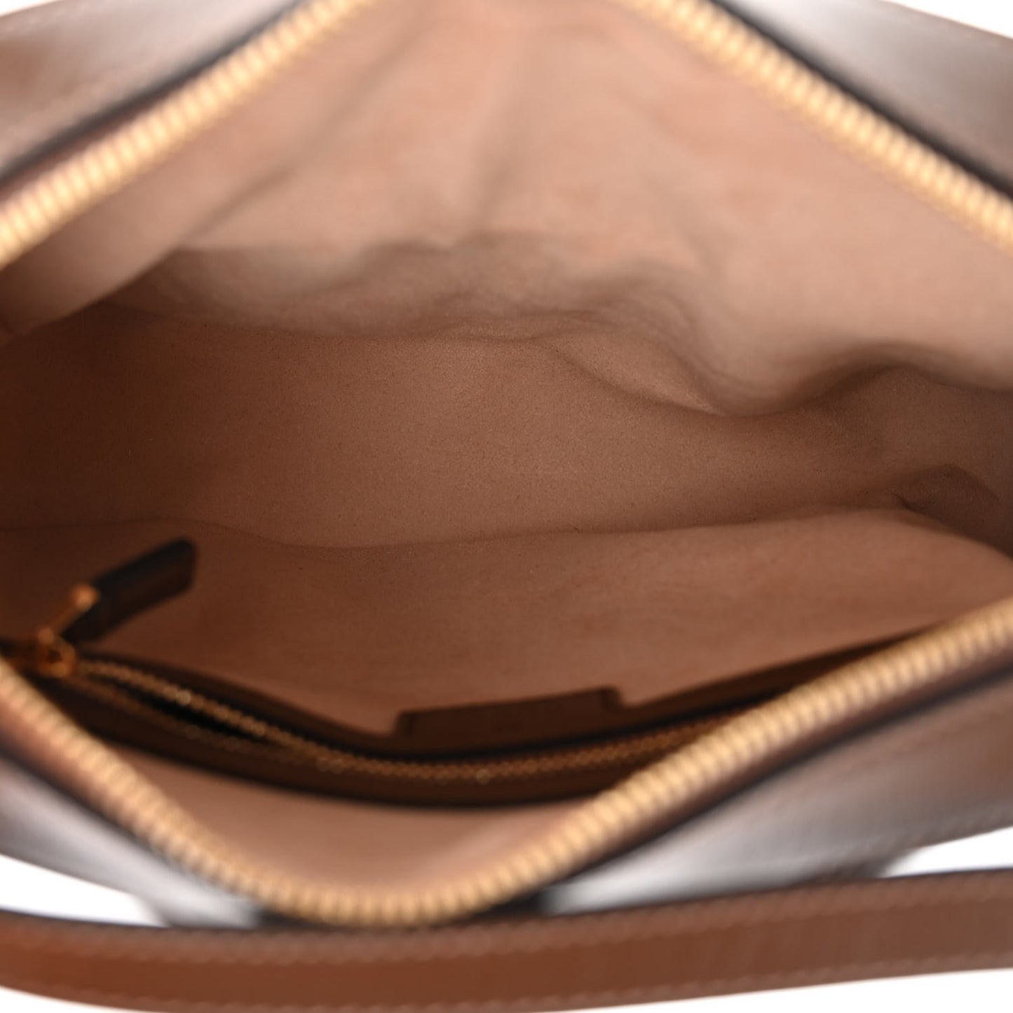 GG Supreme Monogram Small Horsebit 1955 Shoulder Bag Beige Brown Sugar