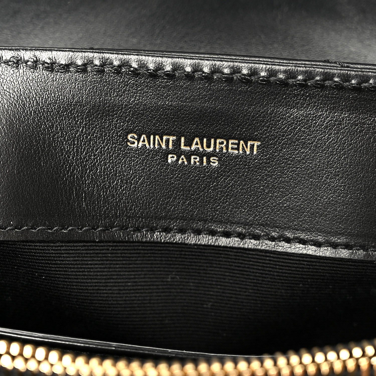 Saint Laurent Calfskin Y Quilted Monogram Small Loulou Chain Satchel Black 6 of 11