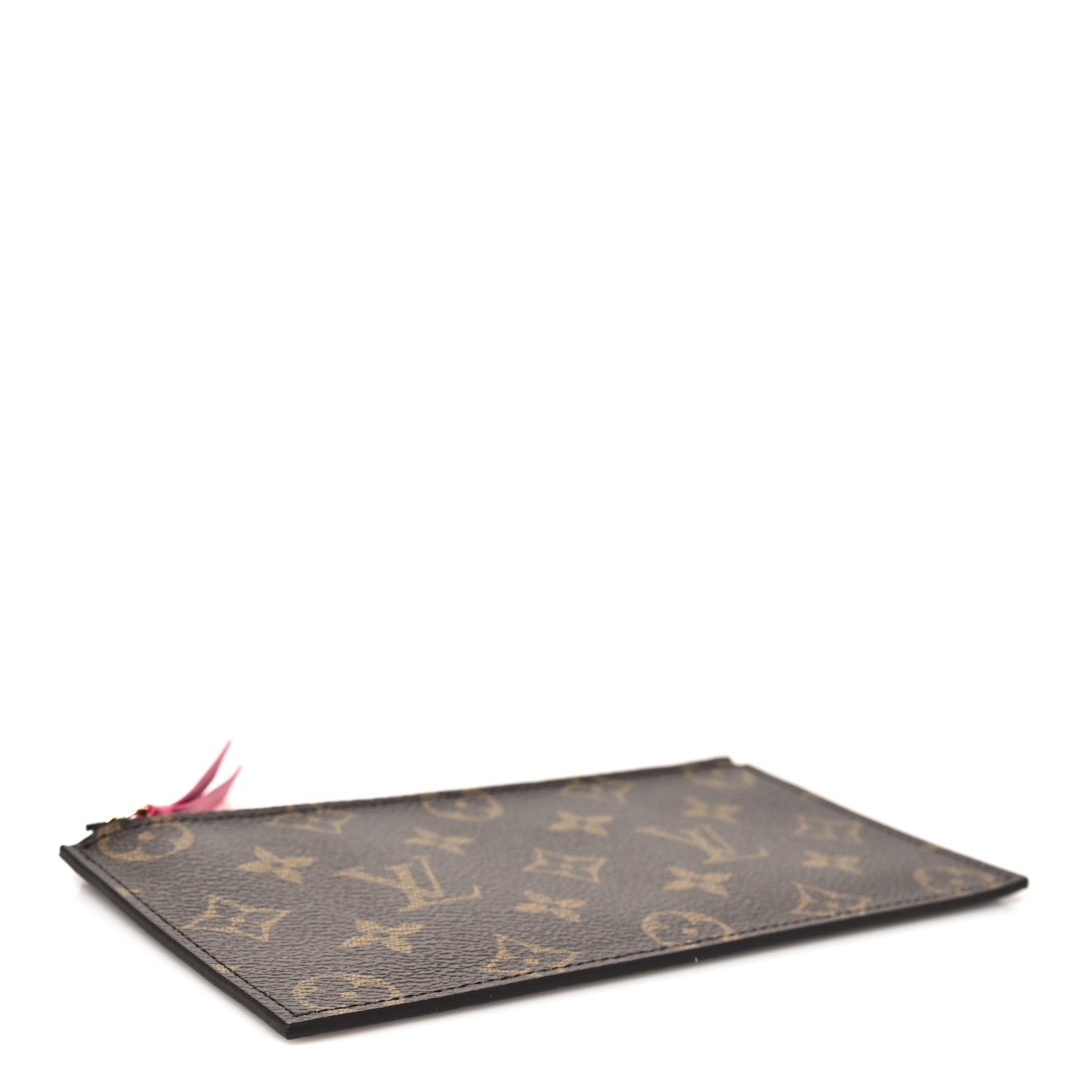 Louis Vuitton Monogram Felicie Chain Wallet Zippered Insert Fuchsia 4 of 7
