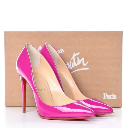Christian Louboutin Patent Pigalle Follies 100 Pumps 36.5 Rose Indien 8 of 8