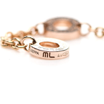 Bulgari 18K Rose Gold White Ceramic B.Zero1 Bracelet ML 4 of 5