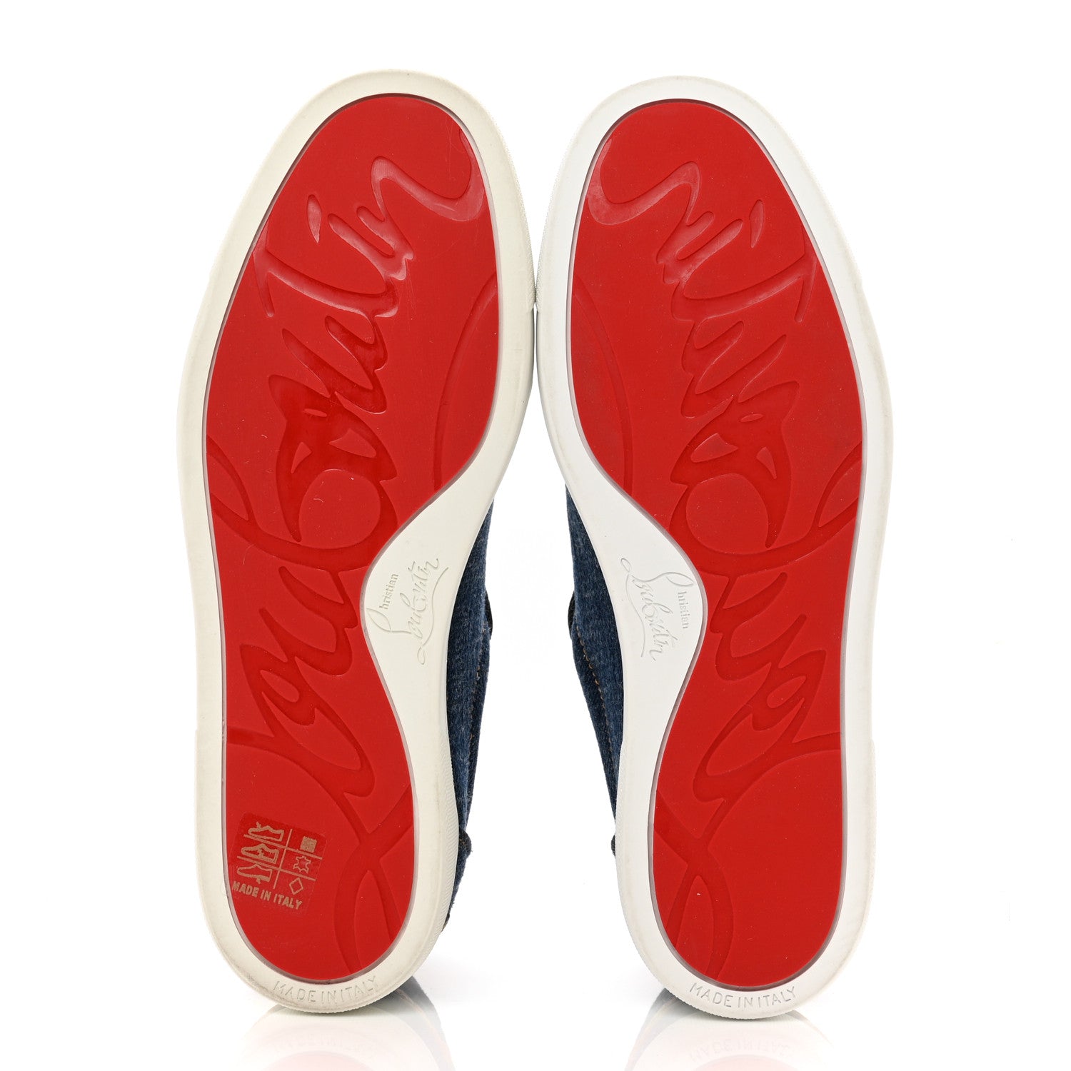 Christian Louboutin Miss Denim Elo Loubi Orlato Flat Sneakers 37 Denim 5 of 10