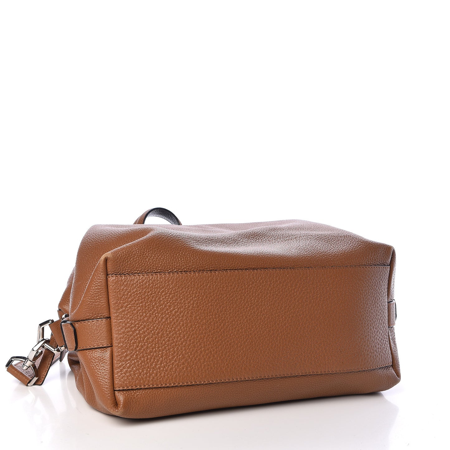 Waxy Grained Calfskin Medium Nightingale Brown