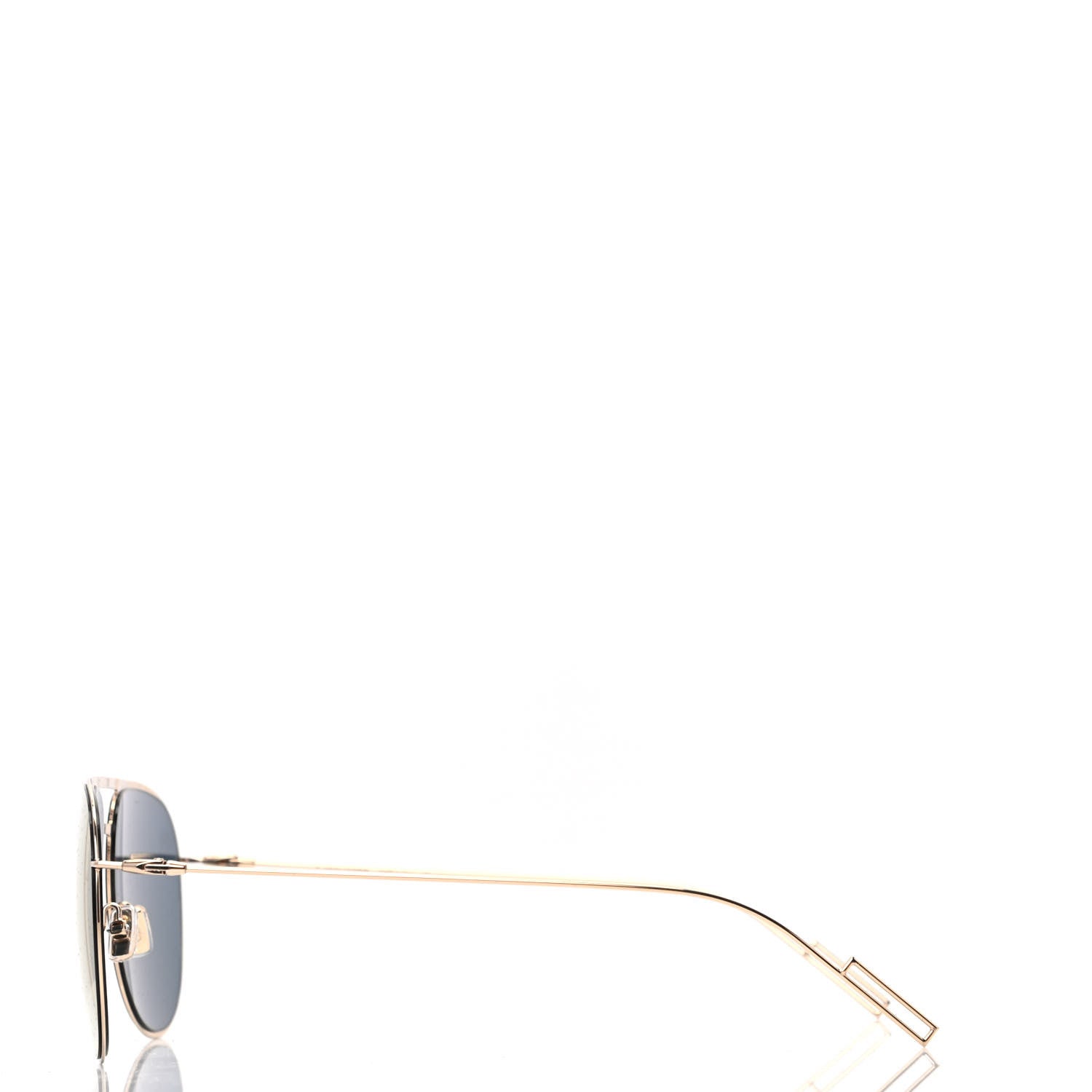 Christian Dior Homme Mens Aviator Sunglasses Gold 3 of 7