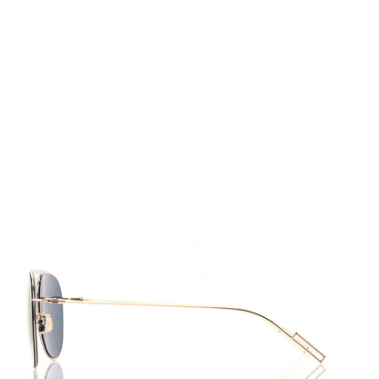 Christian Dior Homme Mens Aviator Sunglasses Gold 3 of 7