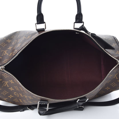 Louis Vuitton Monogram Macassar Keepall Bandouliere 45 6 of 8