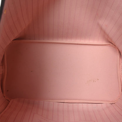 Louis Vuitton Damier Ebene Neo Neverfull MM Rose Ballerine 5 of 9