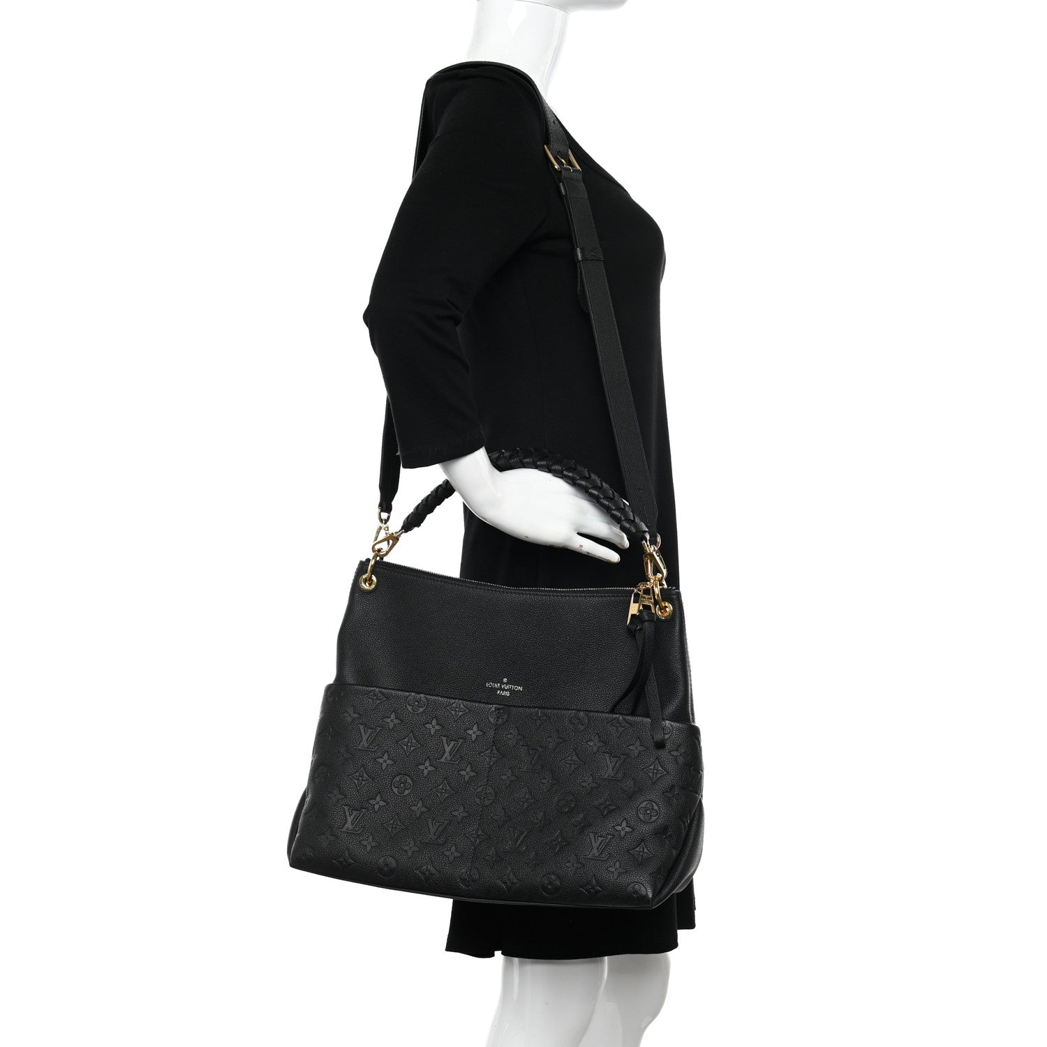 Louis Vuitton Empreinte Maida Hobo Black 2 of 10