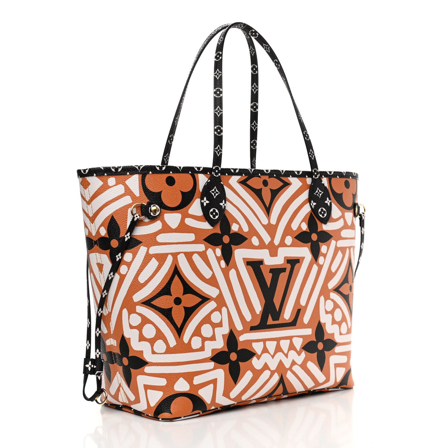 Monogram Giant Crafty Neverfull MM Creme Caramel