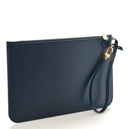 Louis Vuitton Monoglam Neverfull MM Pochette Blue 3 of 8