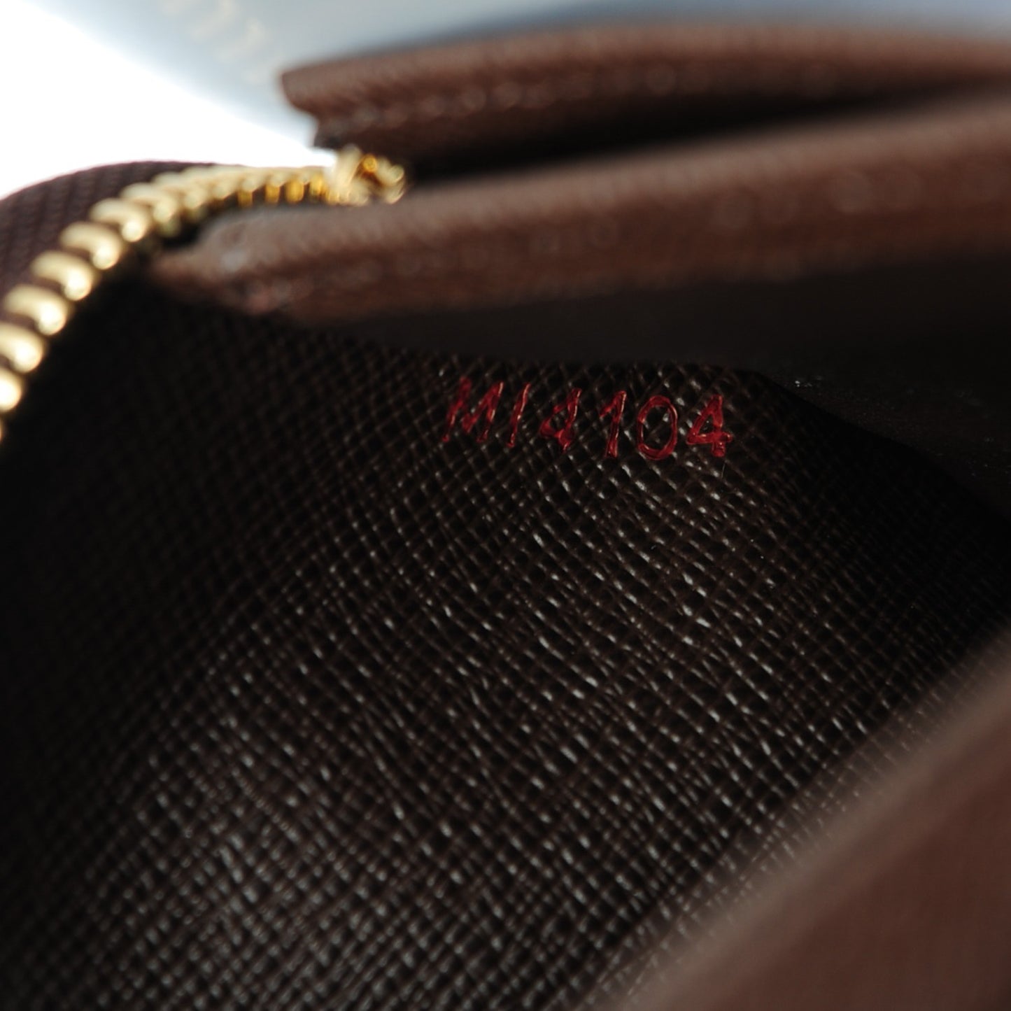 Damier Ebene Zippy Compact Wallet