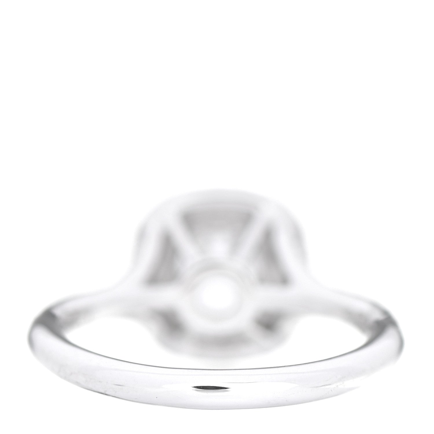 Tiffany Platinum Diamond .58ct Soleste Cushion Cut Double Halo Engagement Ring 48 4.5 3 of 6