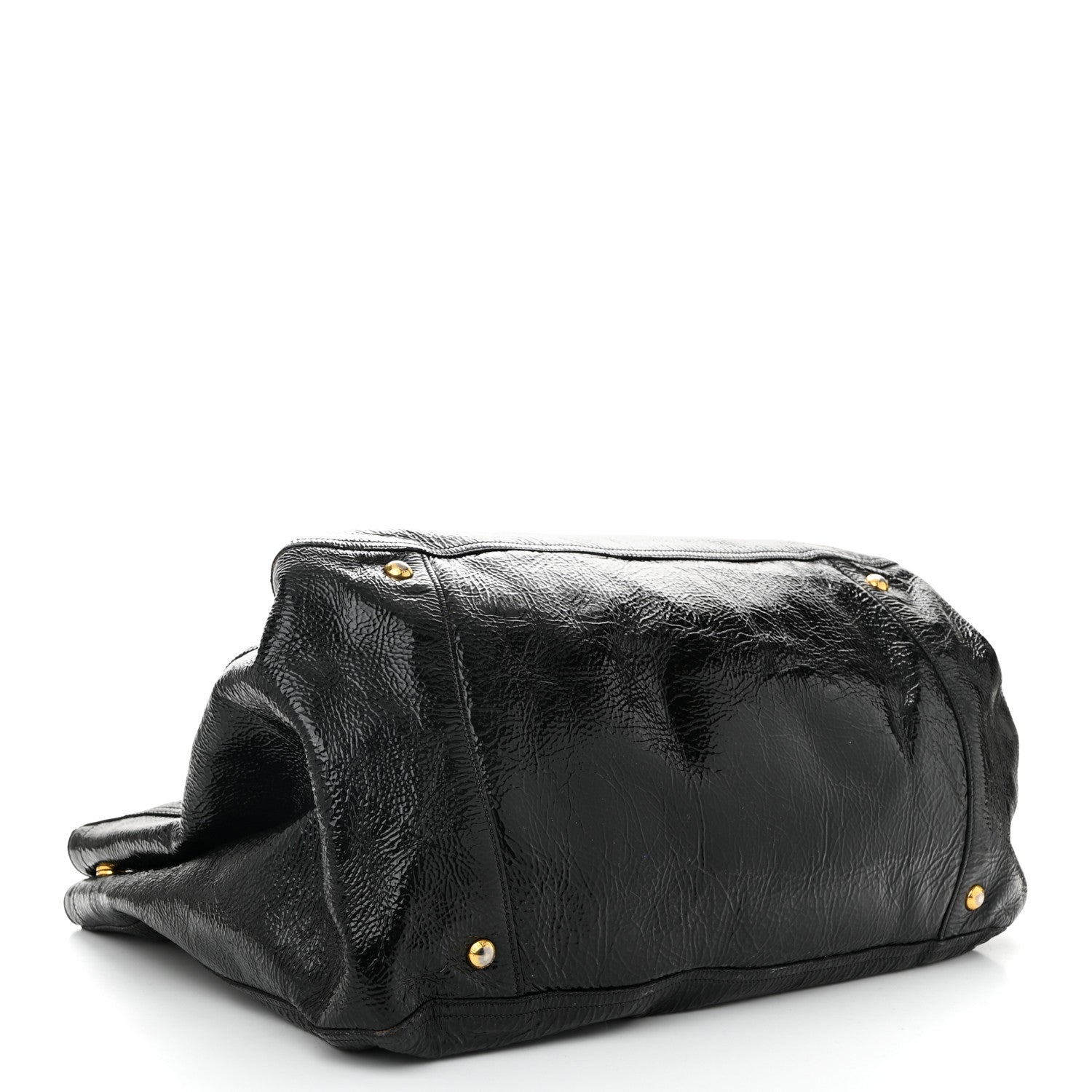 Prada Vernice Naplak Tote Black 4 of 10