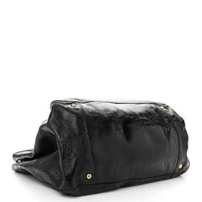 Prada Vernice Naplak Tote Black 4 of 10