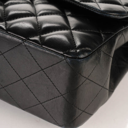 Chanel Lambskin Quilted Jumbo Single Flap Black 9 of 9