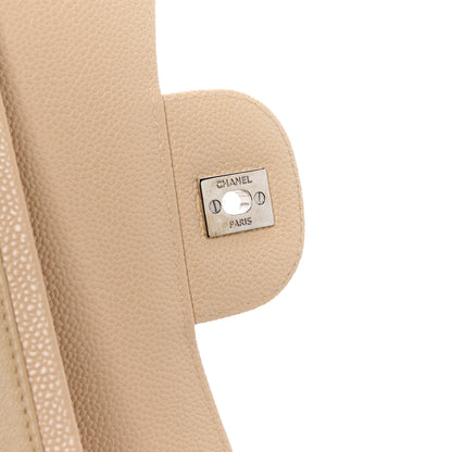 Chanel Caviar Quilted Jumbo Double Flap Beige Clair 7 of 12