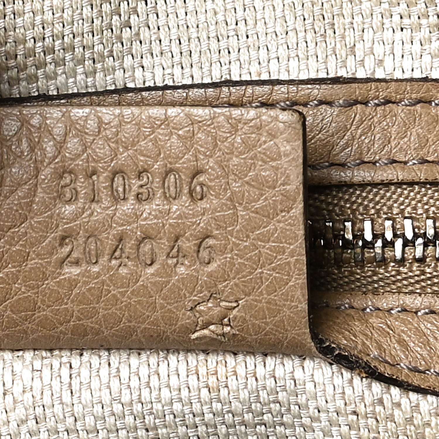 Gucci Pebbled Calfskin Large Soho Chain Shoulder Bag Nude 7 of 13
