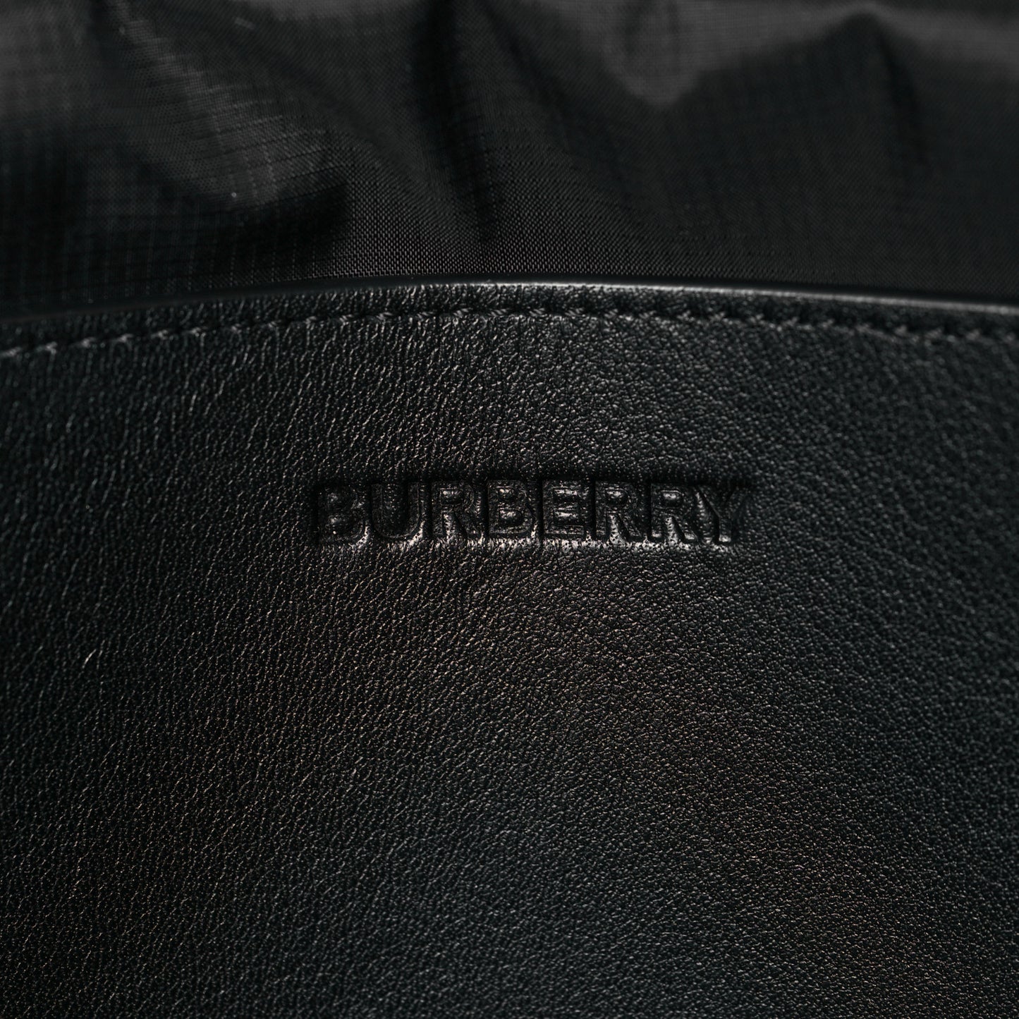 Econyl Logo Print Bum Bag Black