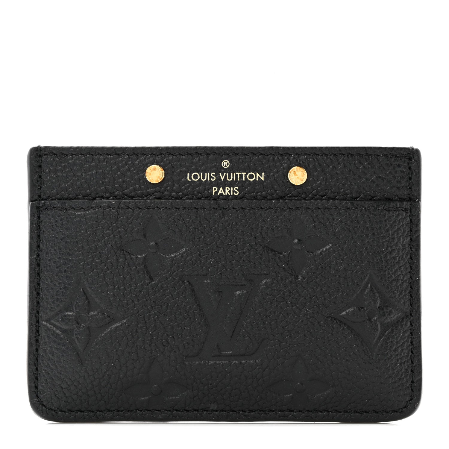 Louis Vuitton Empreinte Card Holder Black 1 of 7