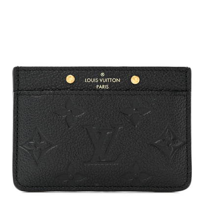 Louis Vuitton Empreinte Card Holder Black 1 of 7