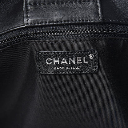 Chanel Calfskin Quilted Large Classic Shopping Tote Black 5 of 10