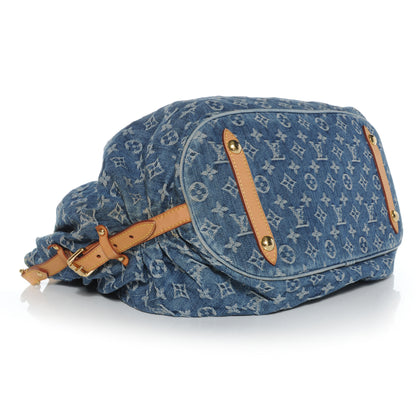 Louis Vuitton Denim Mahina XL Blue 4 of 7