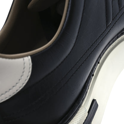 Hermes Calfskin Womens Polo Sneakers 39 Black White 11 of 12