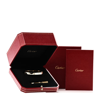 Cartier 18K Yellow Gold LOVE Bracelet 17 8 of 8