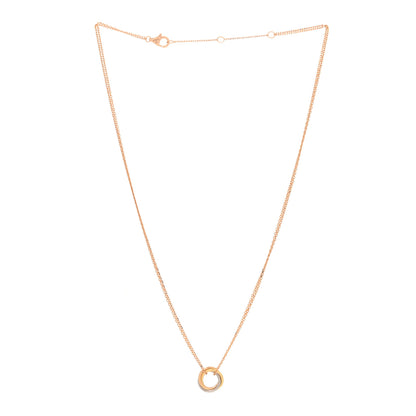 Cartier 18K Pink White Yellow Gold Trinity De Cartier Pendant Necklace 3 of 5