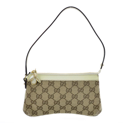 Gucci Monogram Bumble Bee Charm Pochette 1 of 11