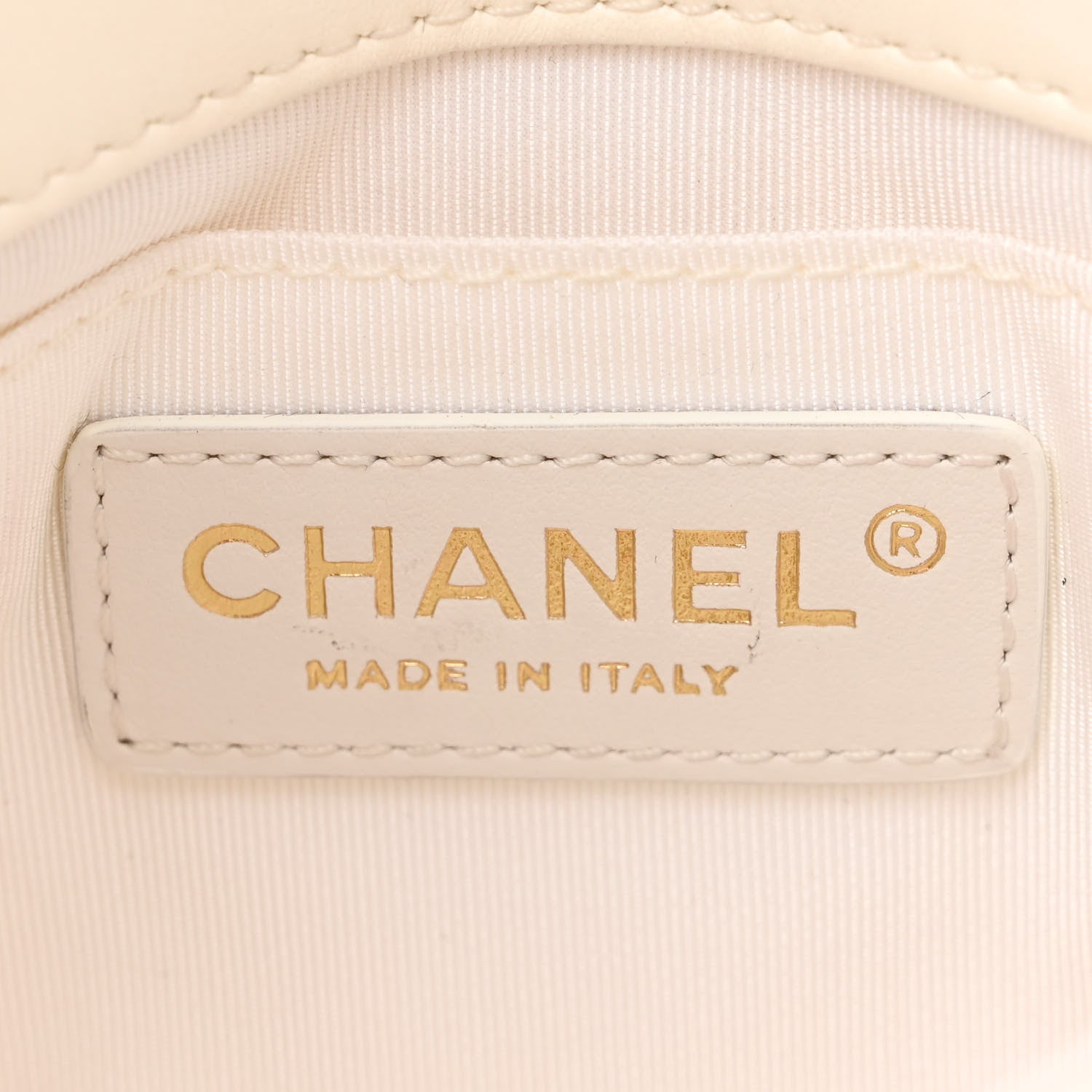 Chanel Lambskin Quilted Side Packs White Black 8 of 16